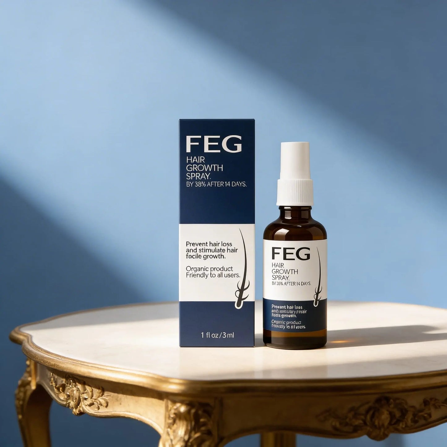 FEG hair growth serum bottle premium beard growth product UAE
