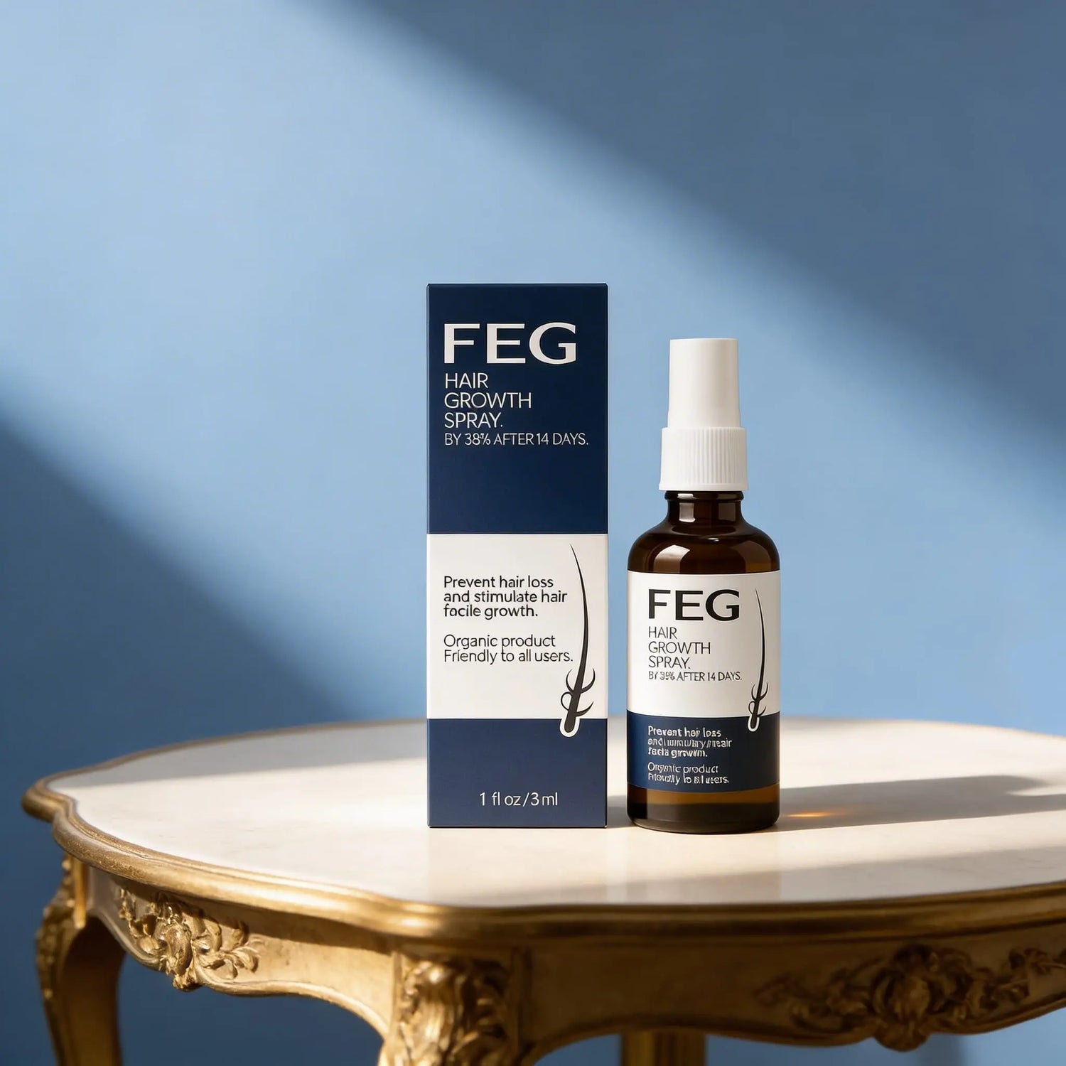 FEG hair growth serum bottle premium beard growth product UAE
